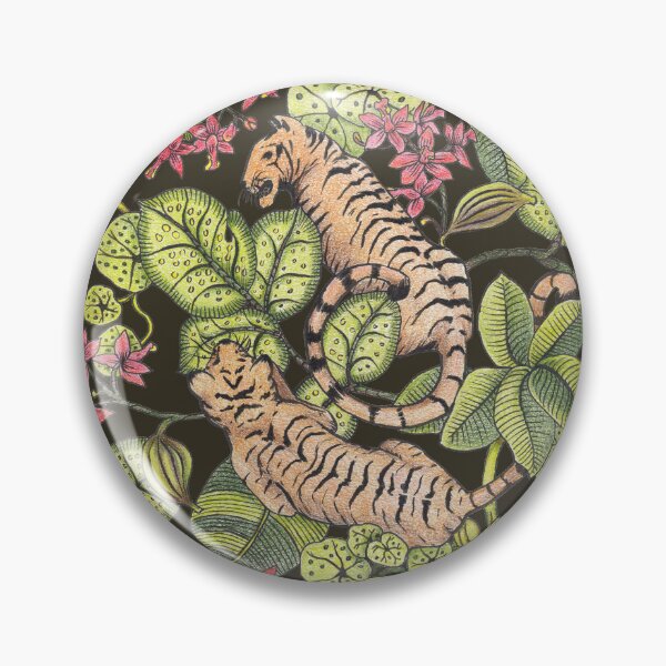 Item preview, Tiger seamless pattern, nature aesthetic, wildlife art designed and sold by zephyrstudio26.