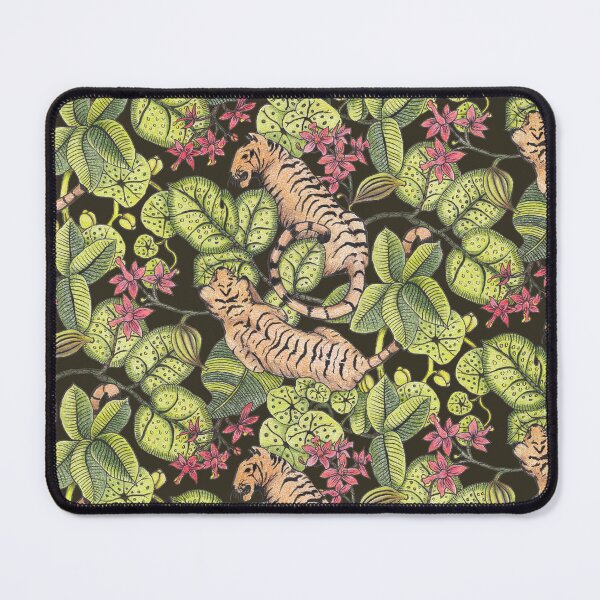 Item preview, Tiger seamless pattern, nature aesthetic, wildlife art designed and sold by zephyrstudio26.