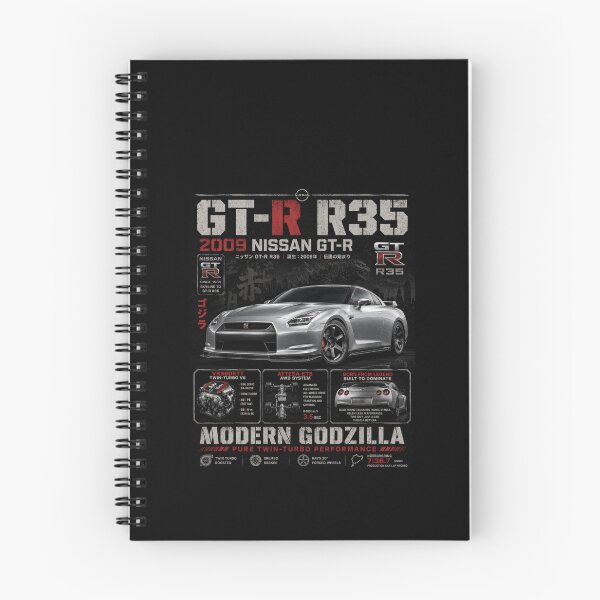 Item preview, 2009 Nissan GT-R R35 VR38DETT Twin Turbo AWD Modern Vintage Art designed and sold by TheArtOfCar.