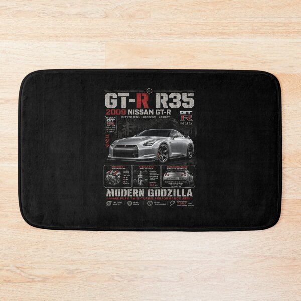 Item preview, 2009 Nissan GT-R R35 VR38DETT Twin Turbo AWD Modern Vintage Art designed and sold by TheArtOfCar.
