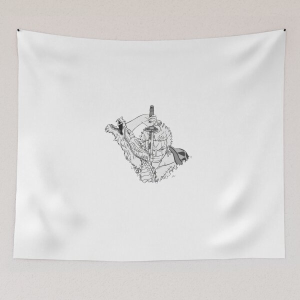 Item preview, Zoro Dragon Spirit Line Art designed and sold by The-Lone-Rodent.