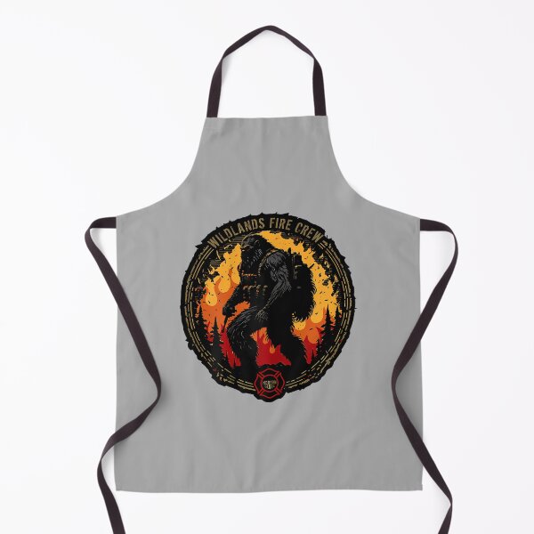 Item preview, Retro Bigfoot Wildland Firefighter Sasquatch Fireman Gifts designed and sold by ArleneRowe.
