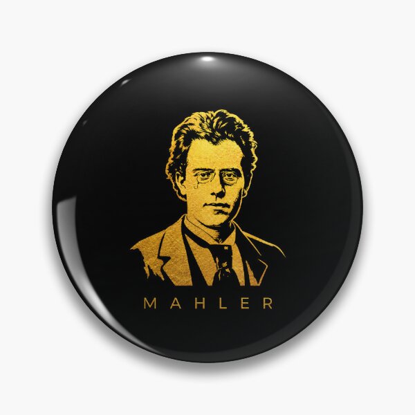 Item preview, Gustav Mahler  golden poster designed and sold by CMYKStudio.