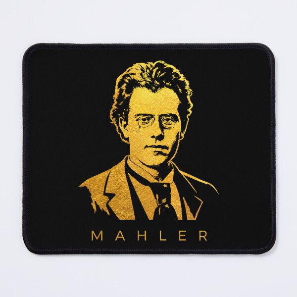 Item preview, Gustav Mahler golden poster designed and sold by CMYKStudio.