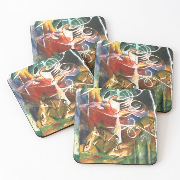 Item preview, Franz Marc - Deer in the Forest designed and sold by Jon-Baran.
