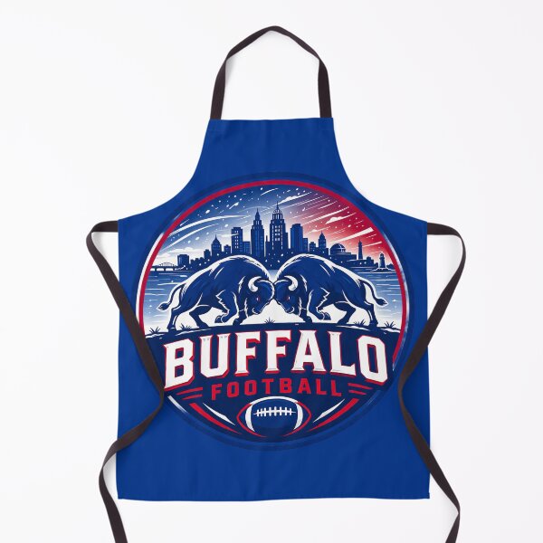Item preview, Buffalo Football City Skyline Vintage Sports Logo Shirt designed and sold by TKOprintdesigns.