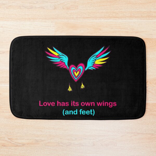 Item preview, Funny Love Has Its Own Wings and Feet Neon Pop Art designed and sold by UkrainianSpain.