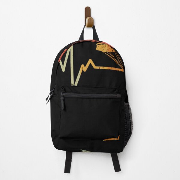 Item preview, Retro Paragliding Heartbeat EKG Pulse Line Vintage Sunset Skydiving Adventure Gift designed and sold by KrystinaGiGi.