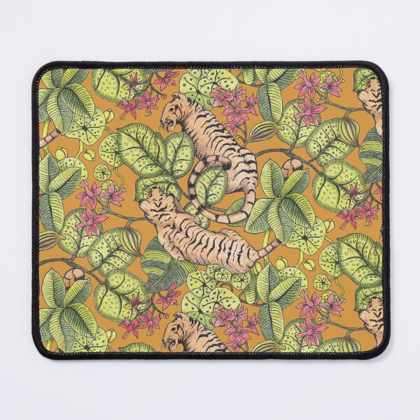 Item preview, Tiger seamless pattern, nature aesthetic, wildlife art designed and sold by zephyrstudio26.