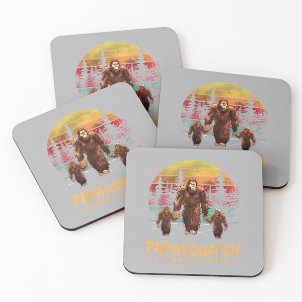 Item preview, Retro Papa Squatch Like A Grandpa Funny Bigfoot Sasquatch designed and sold by ArleneRowe.