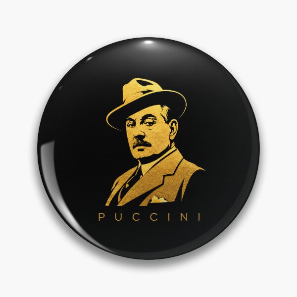 Item preview, Giacomo Puccini golden poster designed and sold by CMYKStudio.