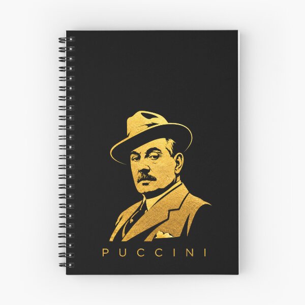 Item preview, Giacomo Puccini golden poster designed and sold by CMYKStudio.