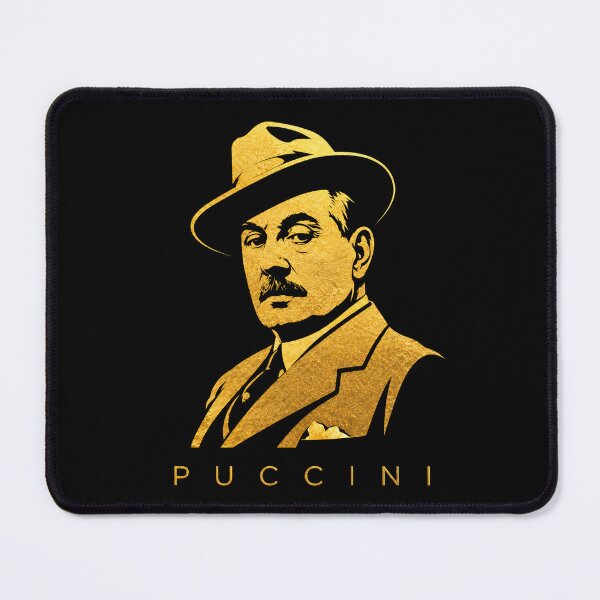 Item preview, Giacomo Puccini golden poster designed and sold by CMYKStudio.