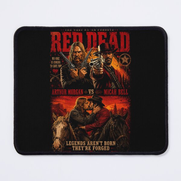 Item preview, Legends Aren t Born Ther're Forged Arthur Morgan VS Micah Bell designed and sold by Green Sama.