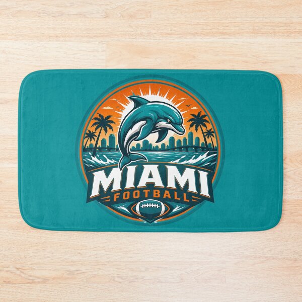 Item preview, Miami Football Coastal Vintage Sports Logo Shirt designed and sold by TKOprintdesigns.