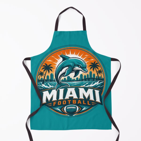 Item preview, Miami Football Coastal Vintage Sports Logo Shirt designed and sold by TKOprintdesigns.