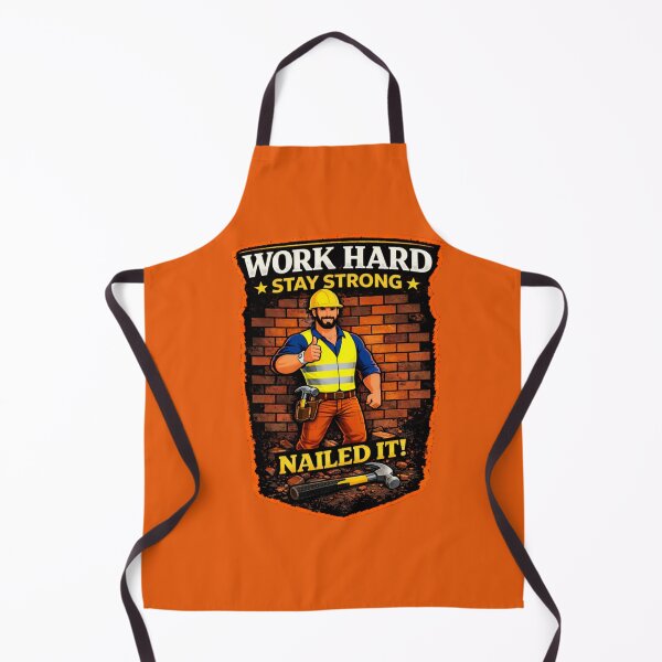 Item preview, Work Hard Stay Strong Construction Worker Design designed and sold by Aimetoi.