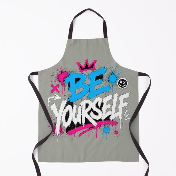 Item preview, BE YOURSELF Graffiti Motivation Shirt | Neon Urban Art designed and sold by JustResultsCo.