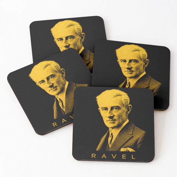 Item preview, Maurice Ravel golden poster designed and sold by CMYKStudio.