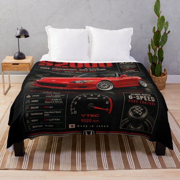 Item preview, 2000 Honda S2000 AP1 F20C VTEC 9000 RPM JDM Roadster Vintage Art designed and sold by TheArtOfCar.