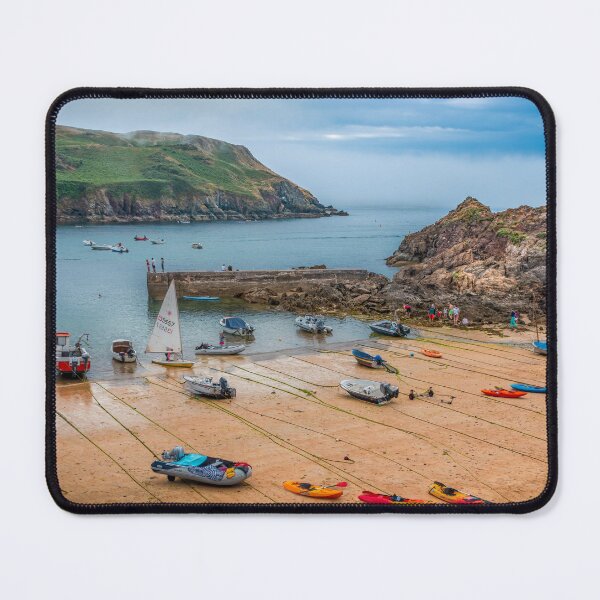 Item preview, Coastal Charm: Boats and Kayaks at Hope Cove designed and sold by Viv Thompson Photography .