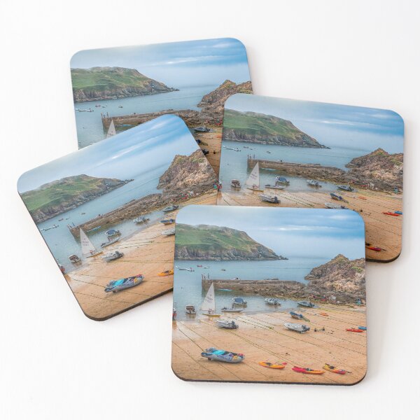 Item preview, Coastal Charm: Boats and Kayaks at Hope Cove designed and sold by Viv Thompson Photography .