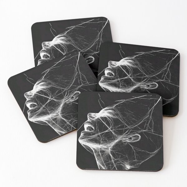 Item preview, Neural Scream - Abstract Web of Human Emotion designed and sold by Silence has weight.