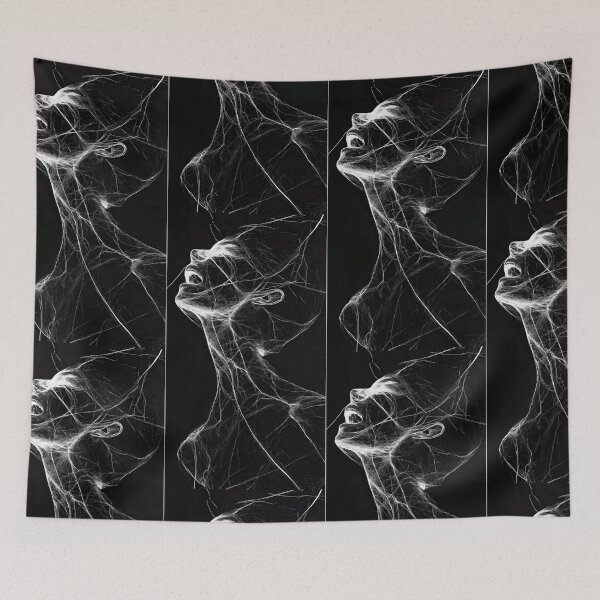 Item preview, Neural Scream - Abstract Web of Human Emotion designed and sold by Silence has weight.