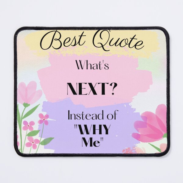 Item preview, What's Next? Instead of 'Why Me' designed and sold by RSTrrendywear.