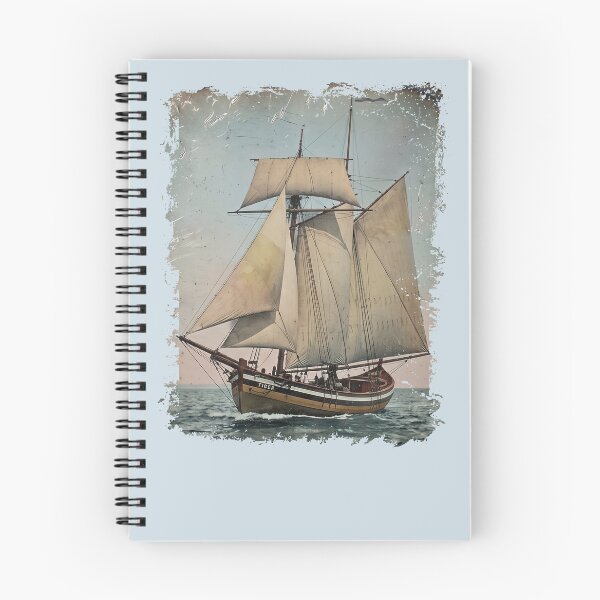 Item preview, The 'Tiger' Pinky Schooner: Vintage New England Maritime Art designed and sold by FreiherrPK.