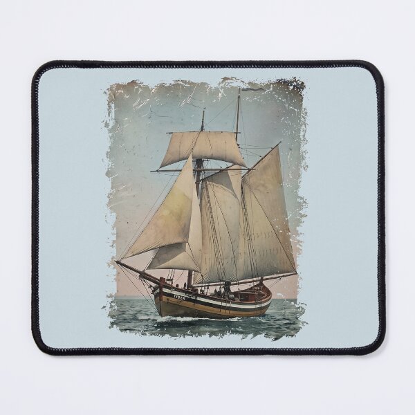 Item preview, The 'Tiger' Pinky Schooner: Vintage New England Maritime Art designed and sold by FreiherrPK.