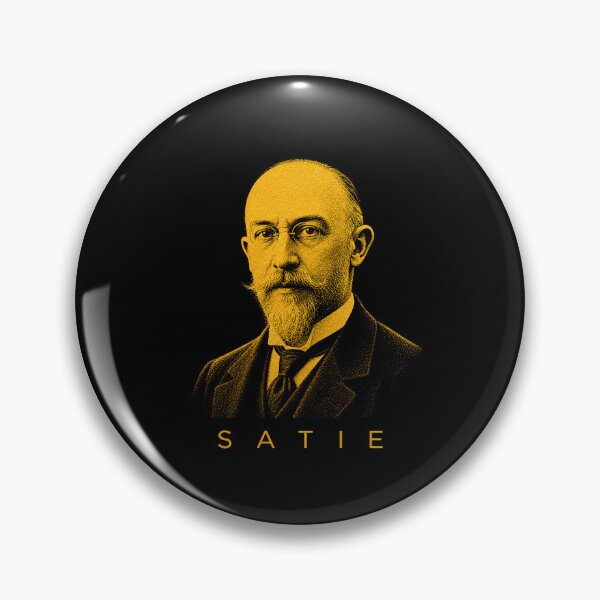 Item preview, Erik Satie golden poster designed and sold by CMYKStudio.