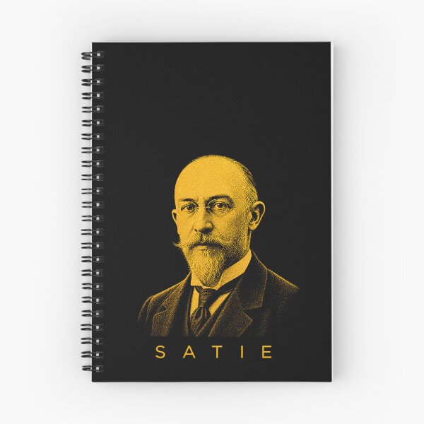 Item preview, Erik Satie golden poster designed and sold by CMYKStudio.