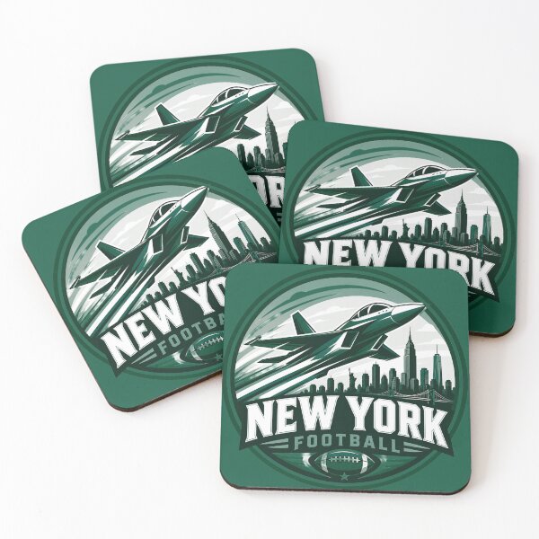 Item preview, New York Football Skyline Vintage Sports Logo Shirt designed and sold by TKOprintdesigns.
