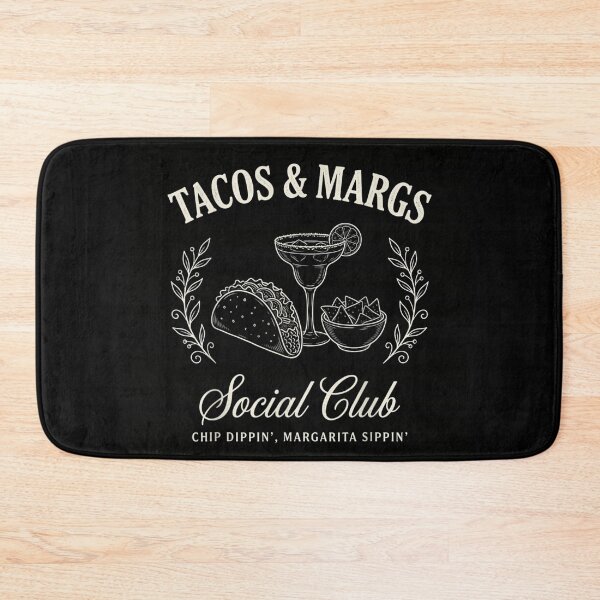 Item preview, Tacos and Margs Social Club Chip Dippin Margarita Sippin Foodie Art designed and sold by ToyaVitoricu.