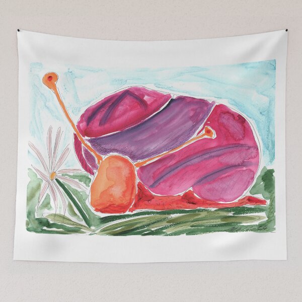Item preview, Giant Magenta Snail designed and sold by Anke‘s Bazaar.