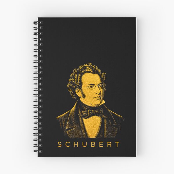 Item preview, Franz Schubert golden poster designed and sold by CMYKStudio.