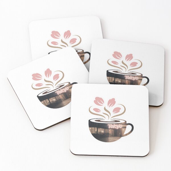 Item preview, Cozy LoFi Coffee Sakura Aesthetic designed and sold by sbsteam2000.