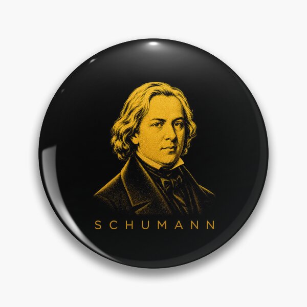 Item preview, Robert Schumann golden poster designed and sold by CMYKStudio.