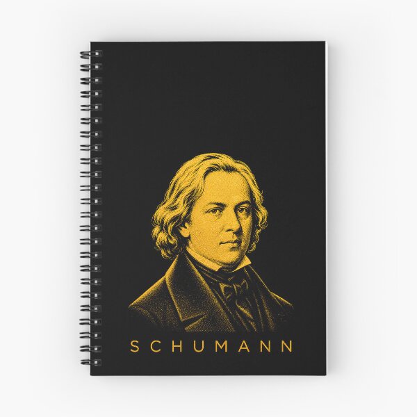 Item preview, Robert Schumann golden poster designed and sold by CMYKStudio.