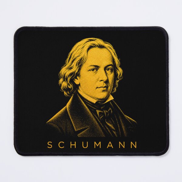 Item preview, Robert Schumann golden poster designed and sold by CMYKStudio.