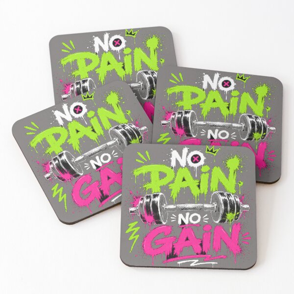 Item preview, NO PAIN NO GAIN Gym Graffiti Shirt | Fitness Streetwear designed and sold by Golden Era Studio.