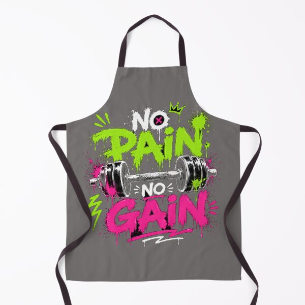 Item preview, NO PAIN NO GAIN Gym Graffiti Shirt | Fitness Streetwear designed and sold by JustResultsCo.