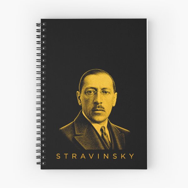 Item preview, Igor Stravinsky golden poster designed and sold by CMYKStudio.