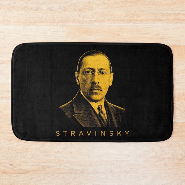 Item preview, Igor Stravinsky golden poster designed and sold by CMYKStudio.
