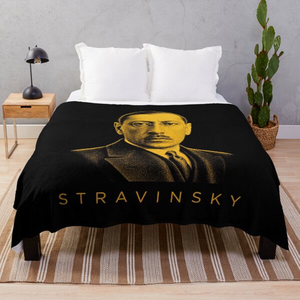 Item preview, Igor Stravinsky golden poster designed and sold by CMYKStudio.