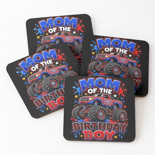 Item preview, Mom Of The Birthday Boy Spider Monster Truck Hero Theme Party Gift designed and sold by Daisy Grimes.