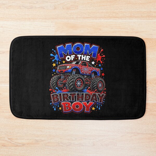 Item preview, Mom Of The Birthday Boy Spider Monster Truck Hero Theme Party Gift designed and sold by Daisy Grimes.