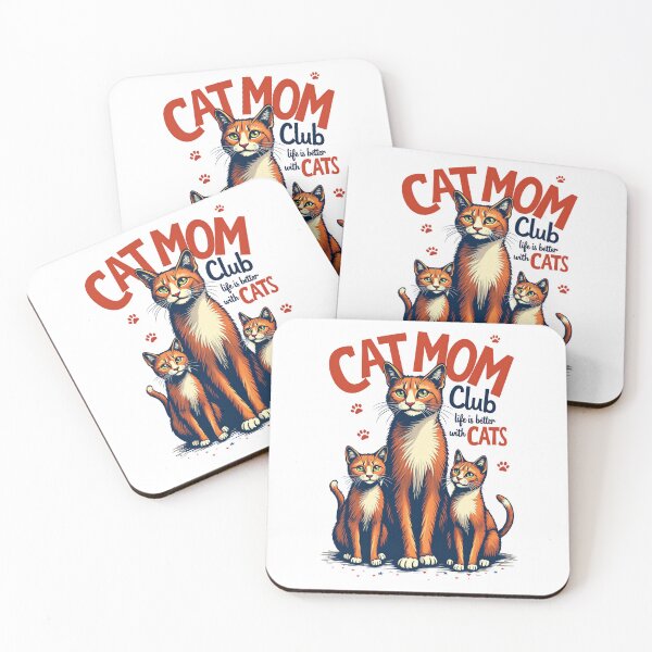 Item preview, Cat Mom Club Orange Tabby Cats Bold Design designed and sold by Amp6599.