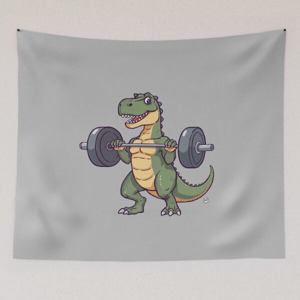 Item preview, Dinosaurus Gym – Funny Gym Dinosaurus Workout Design designed and sold by Iron Mind Club .